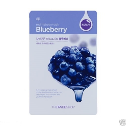 THE FACE SHOP Real nature mask Blueberry  